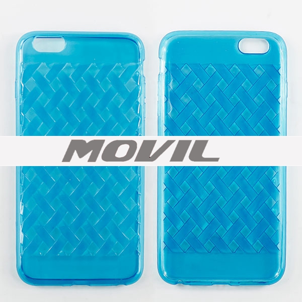 NP-1906 Transparente tpu funda para iPhone  6-1